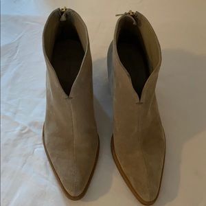 Vince suede leather booties  6M